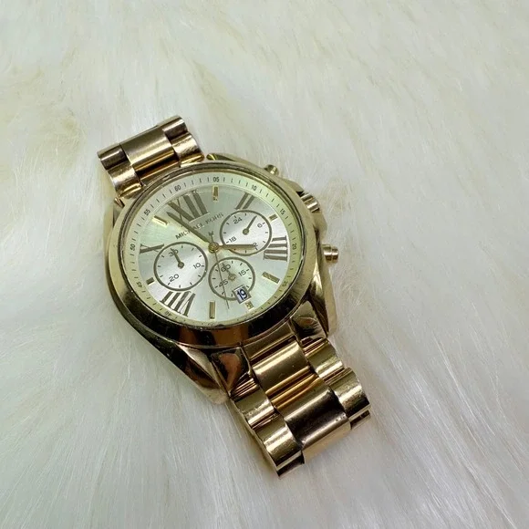 Michael KorsBradshaw Gold Tone Stainless Steel Men's Watch MK5605